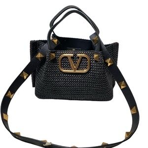 Valentino raffia bag